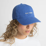Cap solid blue/sand - VIVI MARI