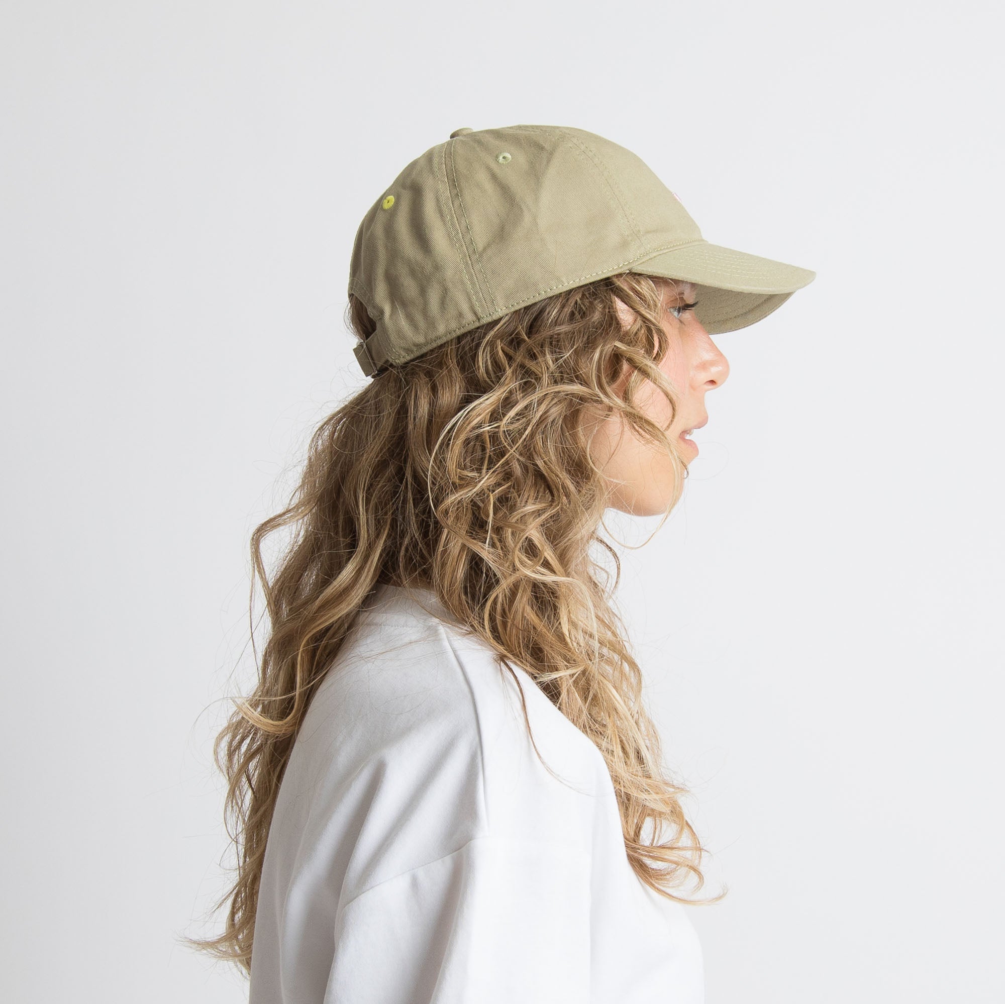 Cap solid pale olive/rosé - VIVI MARI