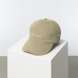 Cap solid pale olive/rosé - VIVI MARI