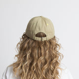 Cap solid pale olive/rosé - VIVI MARI