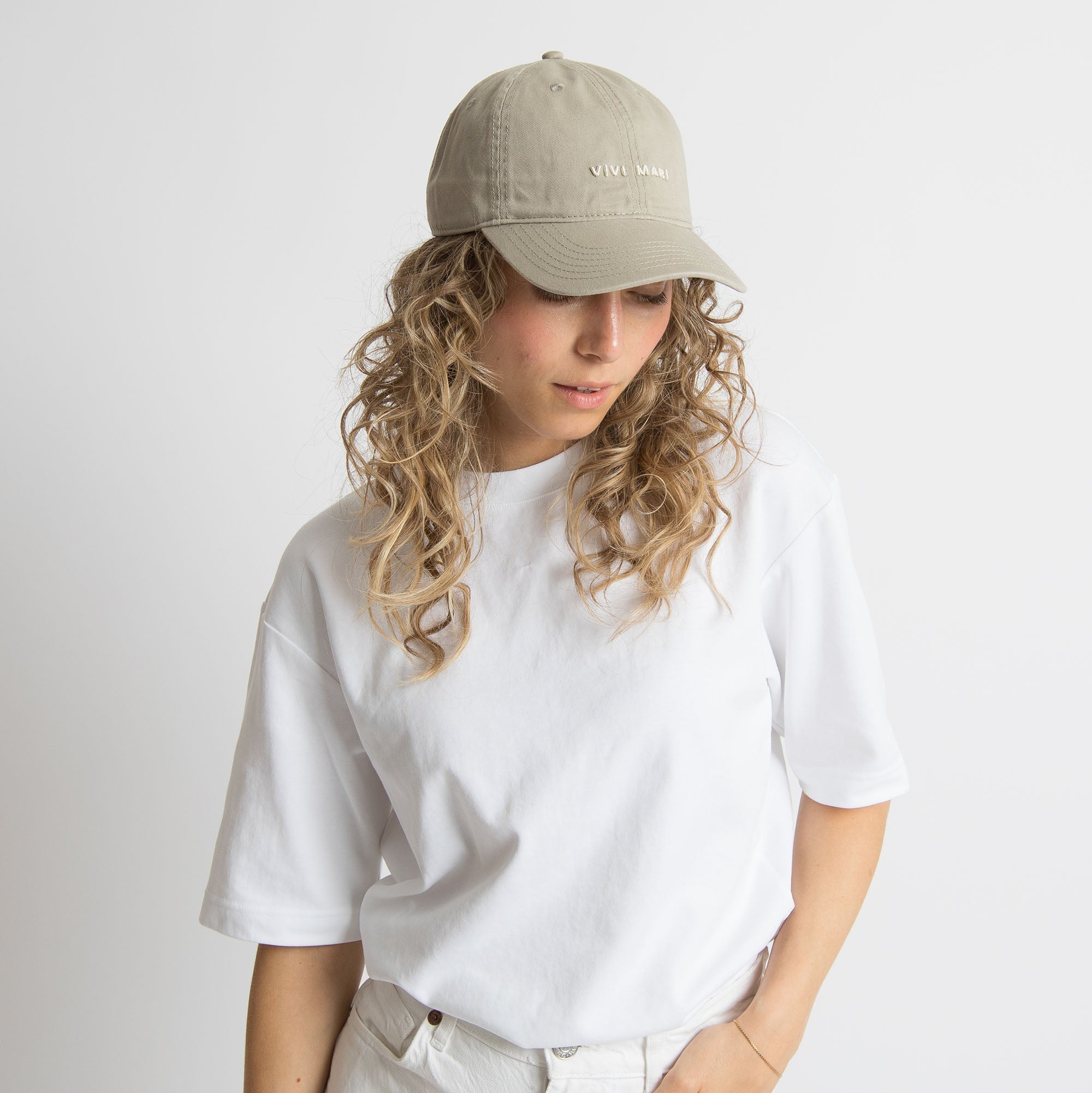Cap solid stone/sand - VIVI MARI