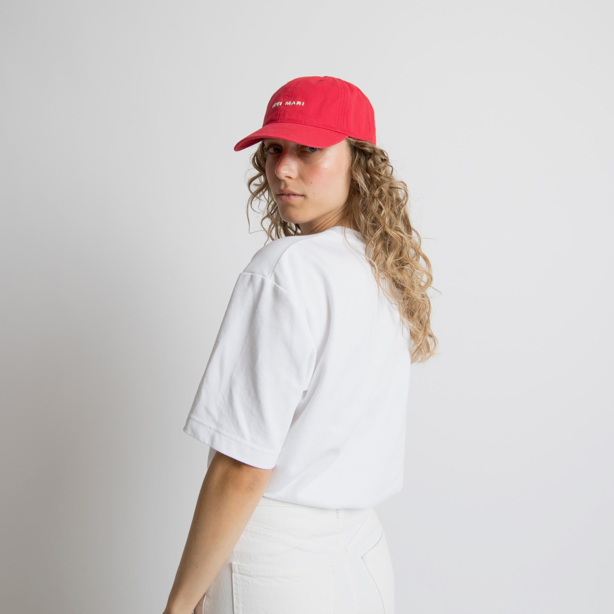 Cap solid true red - VIVI MARI