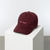 Cap solid wine red/soft pink - VIVI MARI