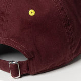 Cap solid wine red/soft pink - VIVI MARI