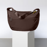 Padded Hip Bag oversized - chocolate