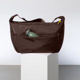 Padded Hip Bag oversized - chocolate