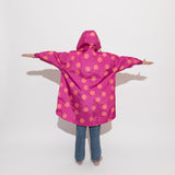 Kids Raincoat dots magenta/peach - VIVI MARI