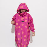 Kids Raincoat dots magenta/peach - VIVI MARI