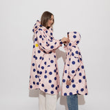 Kids Raincoat dots powder/blue - VIVI MARI