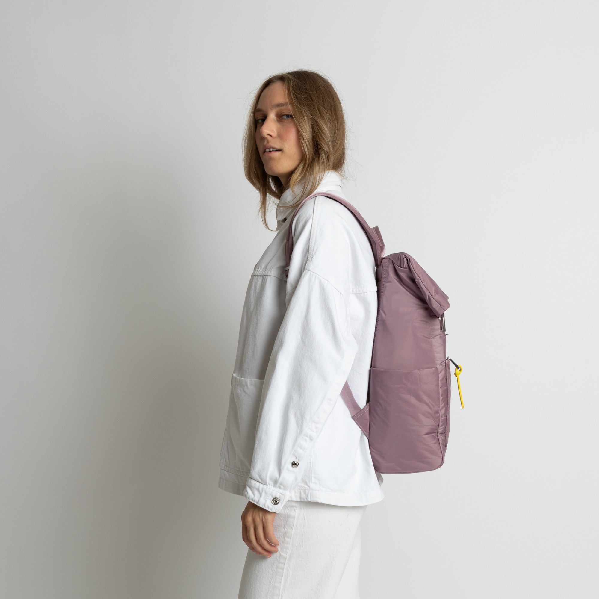 Padded Backpack medium - ash plum - VIVI MARI