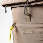 Padded Backpack medium - dark mushroom - VIVI MARI