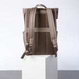 Padded Backpack medium - dark mushroom - VIVI MARI