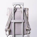 Padded Backpack medium - leo splashes grey/sand - VIVI MARI