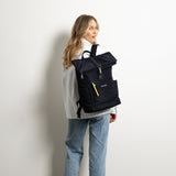 Padded Backpack medium - navy - VIVI MARI