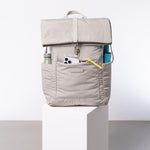 Padded Backpack medium - stone - VIVI MARI