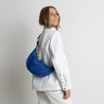 Padded Hip Bag medium - blue - VIVI MARI
