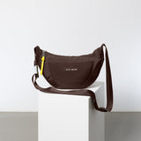 Padded Hip Bag medium - chocolate - VIVI MARI