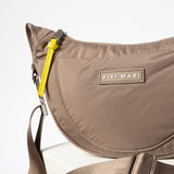 Padded Hip Bag medium - dark mushroom - VIVI MARI