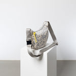 Padded Hip Bag medium - leo splashes grey/sand - VIVI MARI