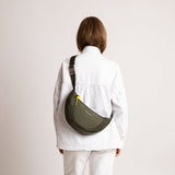 Padded Hip Bag medium - olive - VIVI MARI