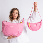 Padded Hip Bag medium - soft pink - VIVI MARI
