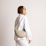 Padded Hip Bag medium - stone - VIVI MARI