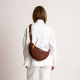 Padded Hip Bag medium - tan - VIVI MARI