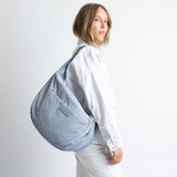 Padded Hip Bag oversized - ash blue - VIVI MARI
