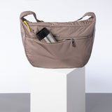 Padded Hip Bag oversized - dark mushroom - VIVI MARI