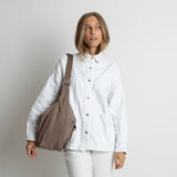 Padded Hip Bag oversized - dark mushroom - VIVI MARI