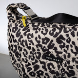 Padded Hip Bag oversized - leo splashes black/sand - VIVI MARI