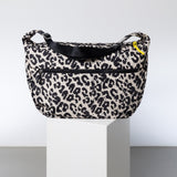 Padded Hip Bag oversized - leo splashes black/sand - VIVI MARI