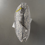 Padded Hip Bag oversized - leo splashes grey/sand - VIVI MARI
