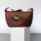 Padded Hip Bag oversized - tan - VIVI MARI