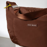 Padded Hip Bag oversized - tan - VIVI MARI