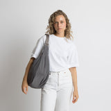 Padded Hip Bag oversized - taupe - VIVI MARI