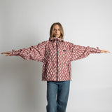 Rain Jacket drops mauve/white - VIVI MARI