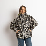 Rain Jacket leo splashes black/sand - VIVI MARI