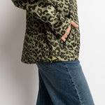 Rain Jacket leo splashes olive/pale olive - VIVI MARI