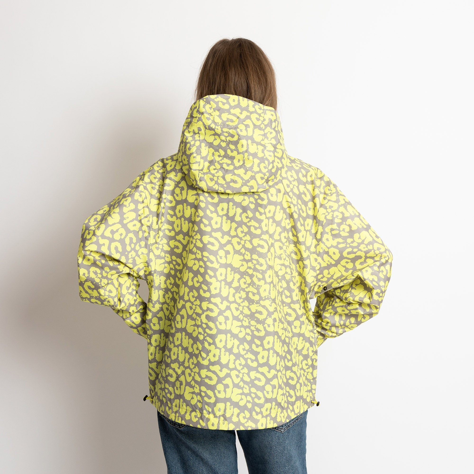 Rain Jacket leo splashes yellow/grey - VIVI MARI