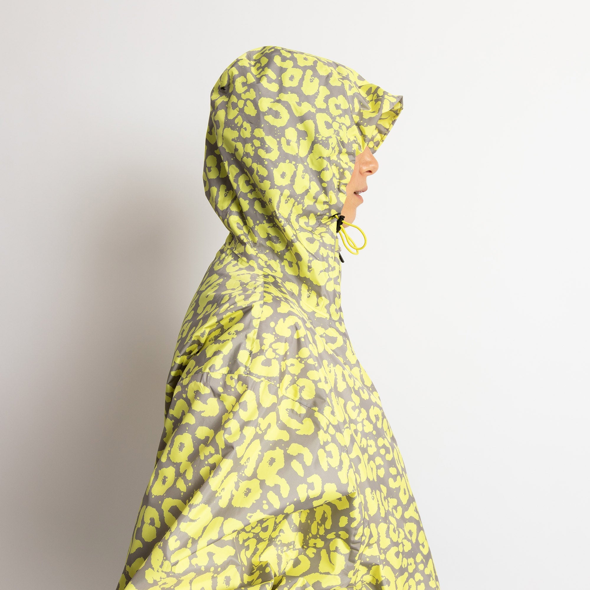 Rain Jacket leo splashes yellow/grey - VIVI MARI