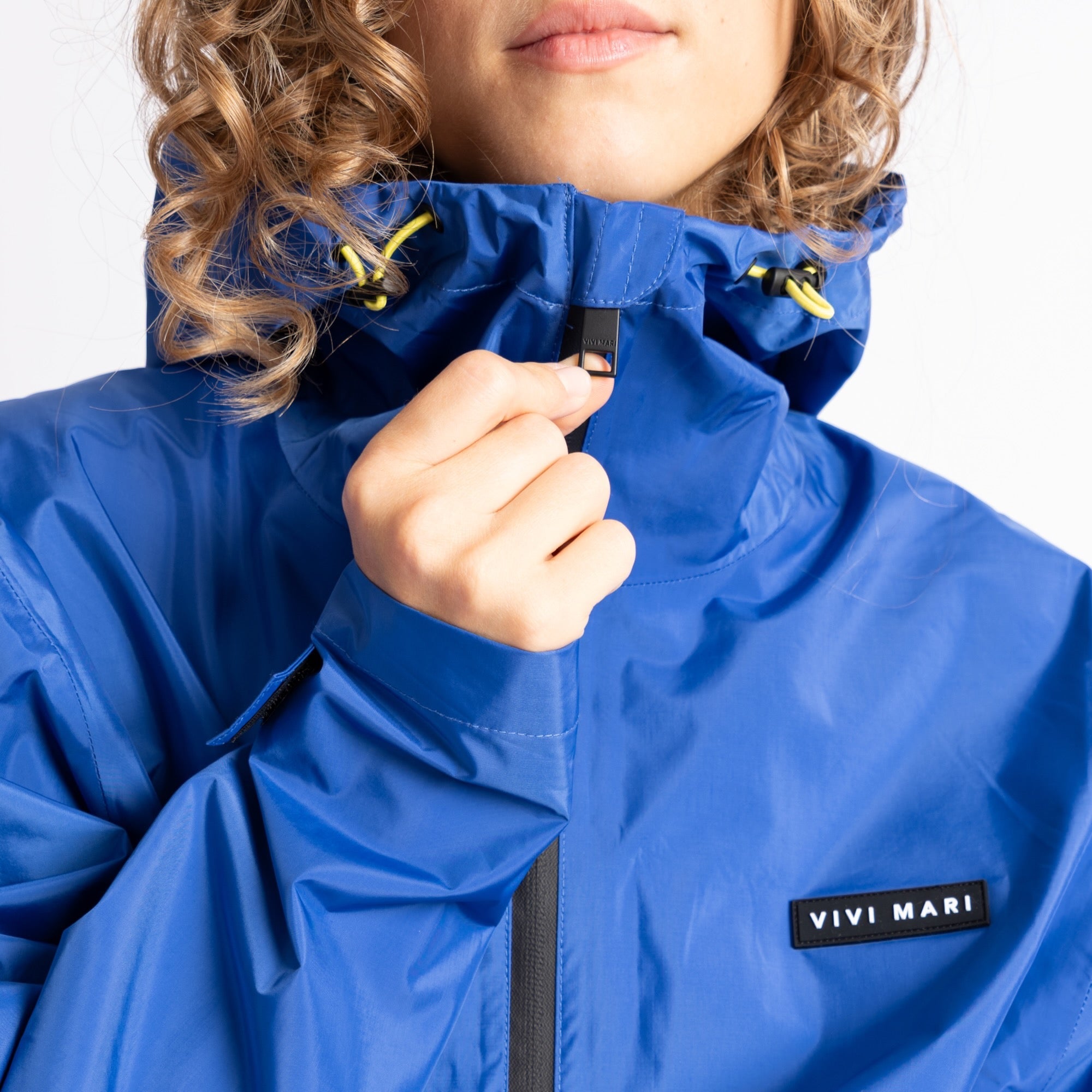 Rain Jacket solid blue - VIVI MARI