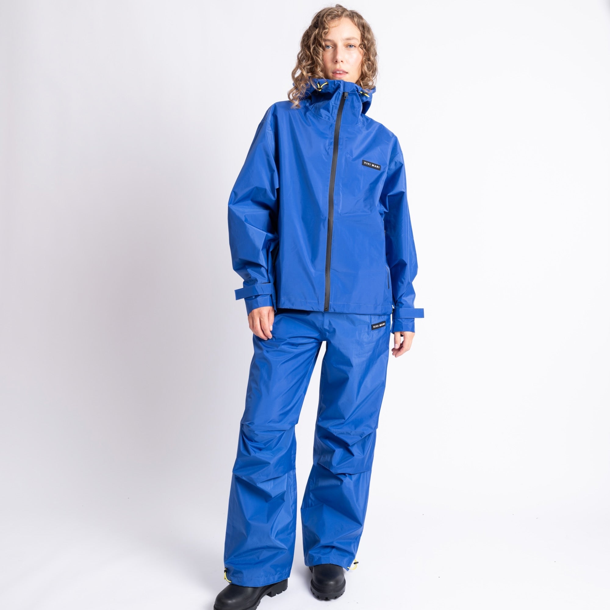 Rain Jacket solid blue - VIVI MARI