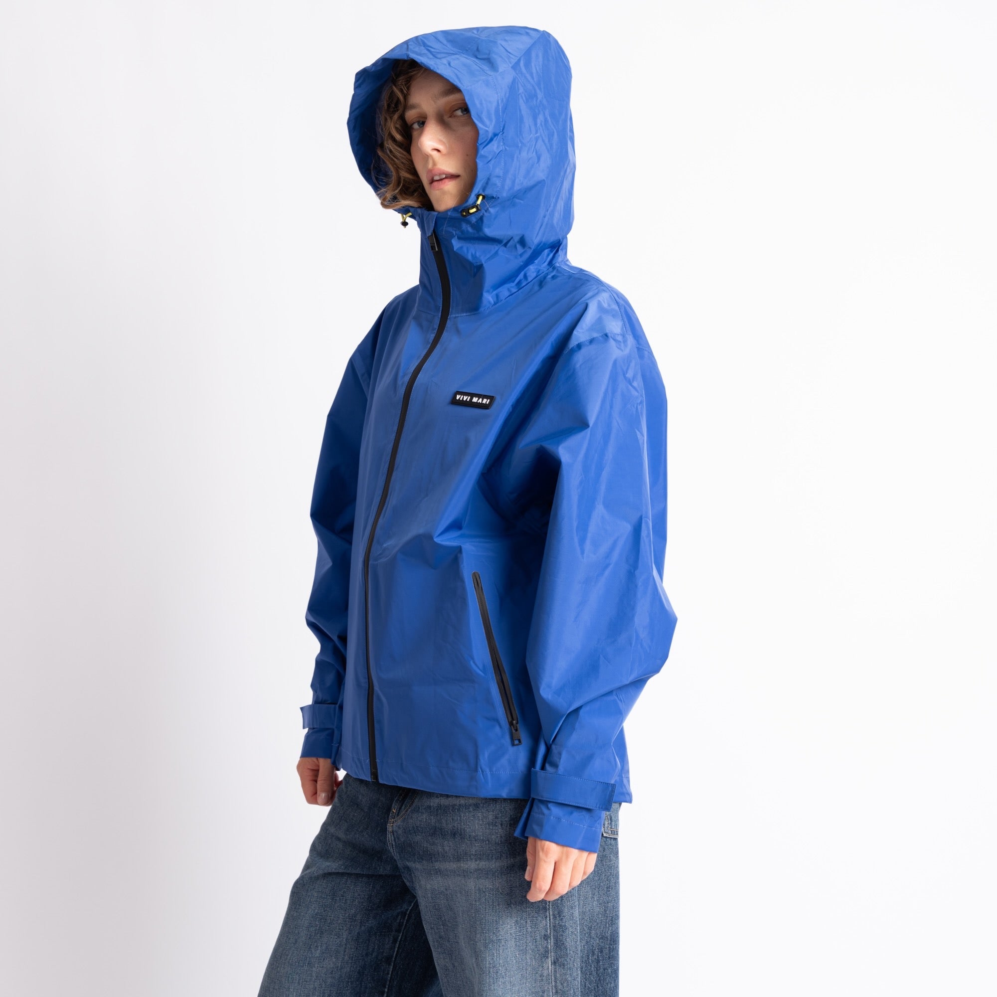 Rain Jacket solid blue - VIVI MARI