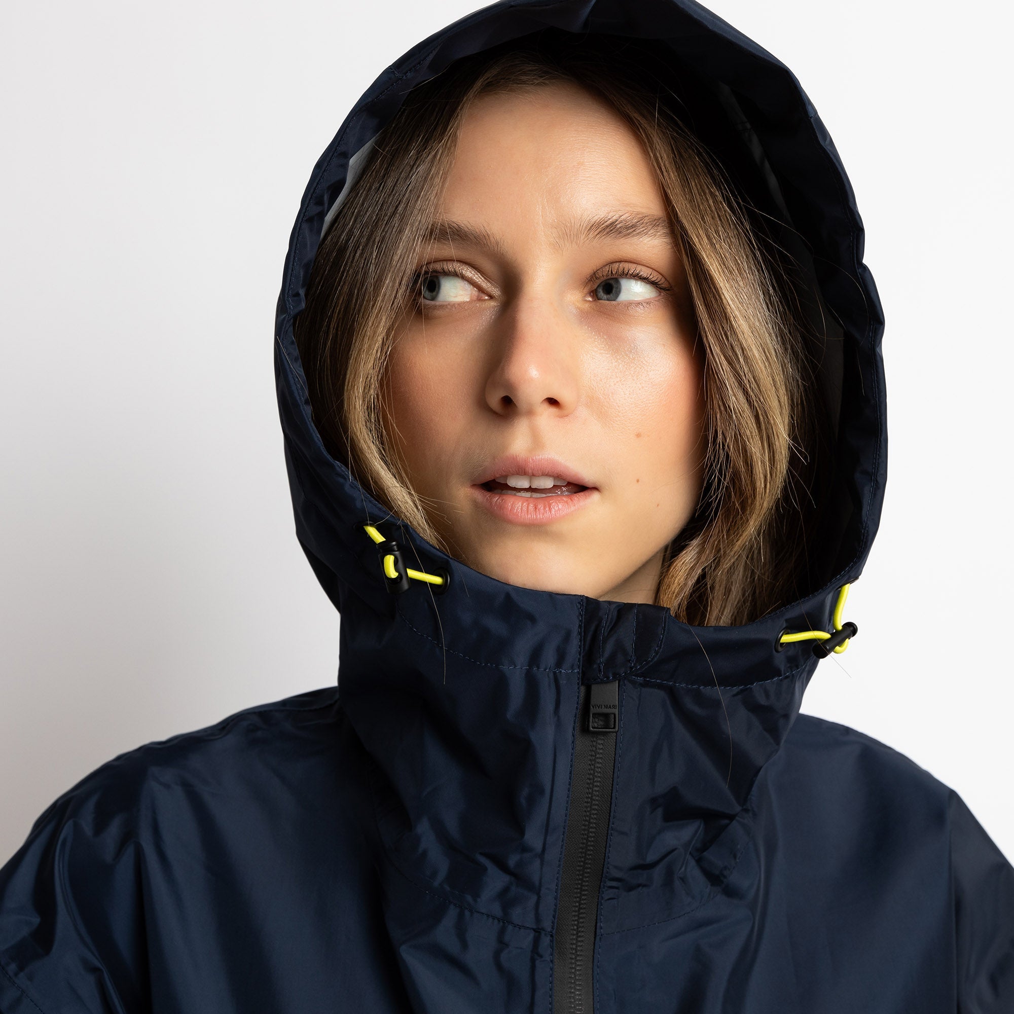 Rain Jacket solid navy - VIVI MARI