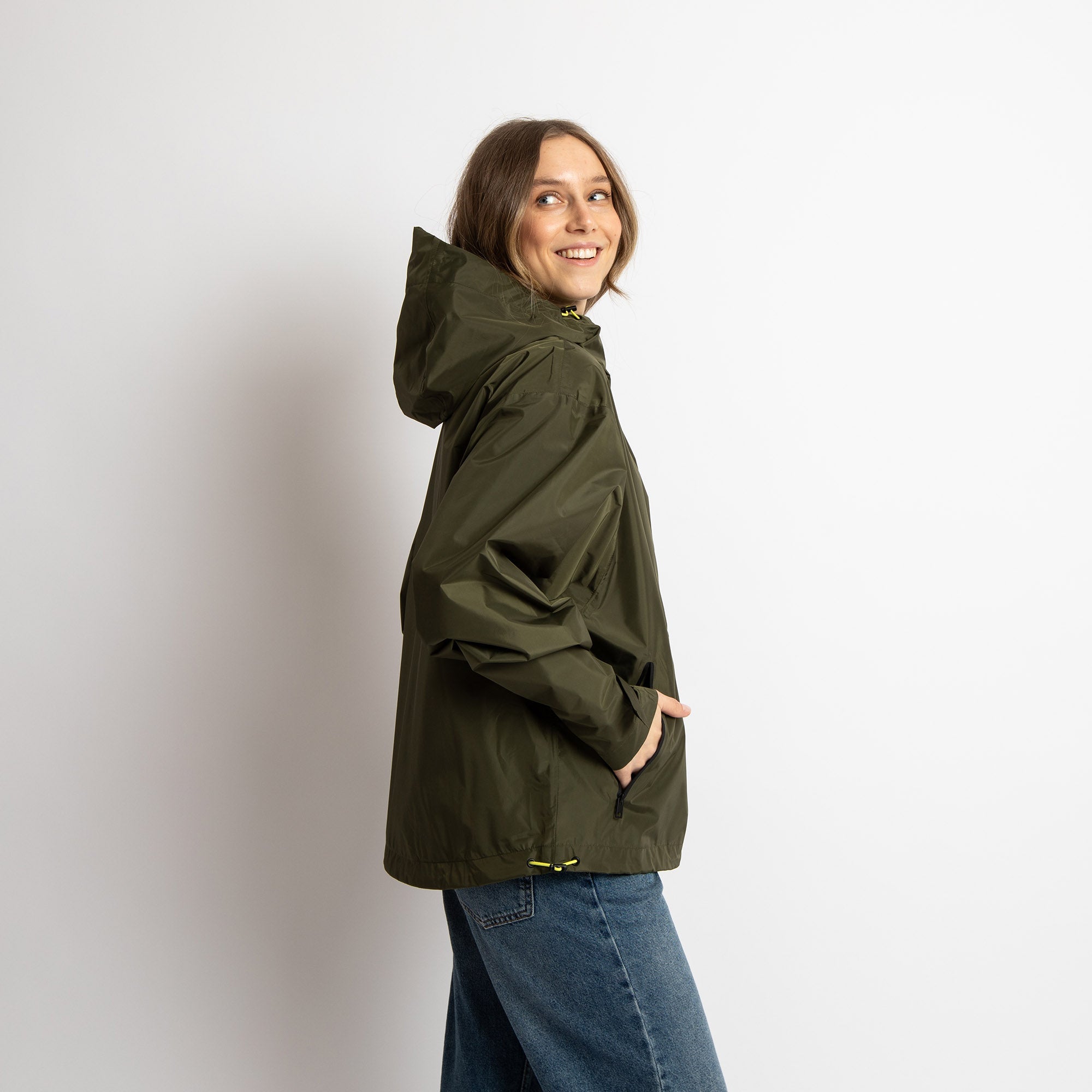 Rain Jacket solid olive - VIVI MARI