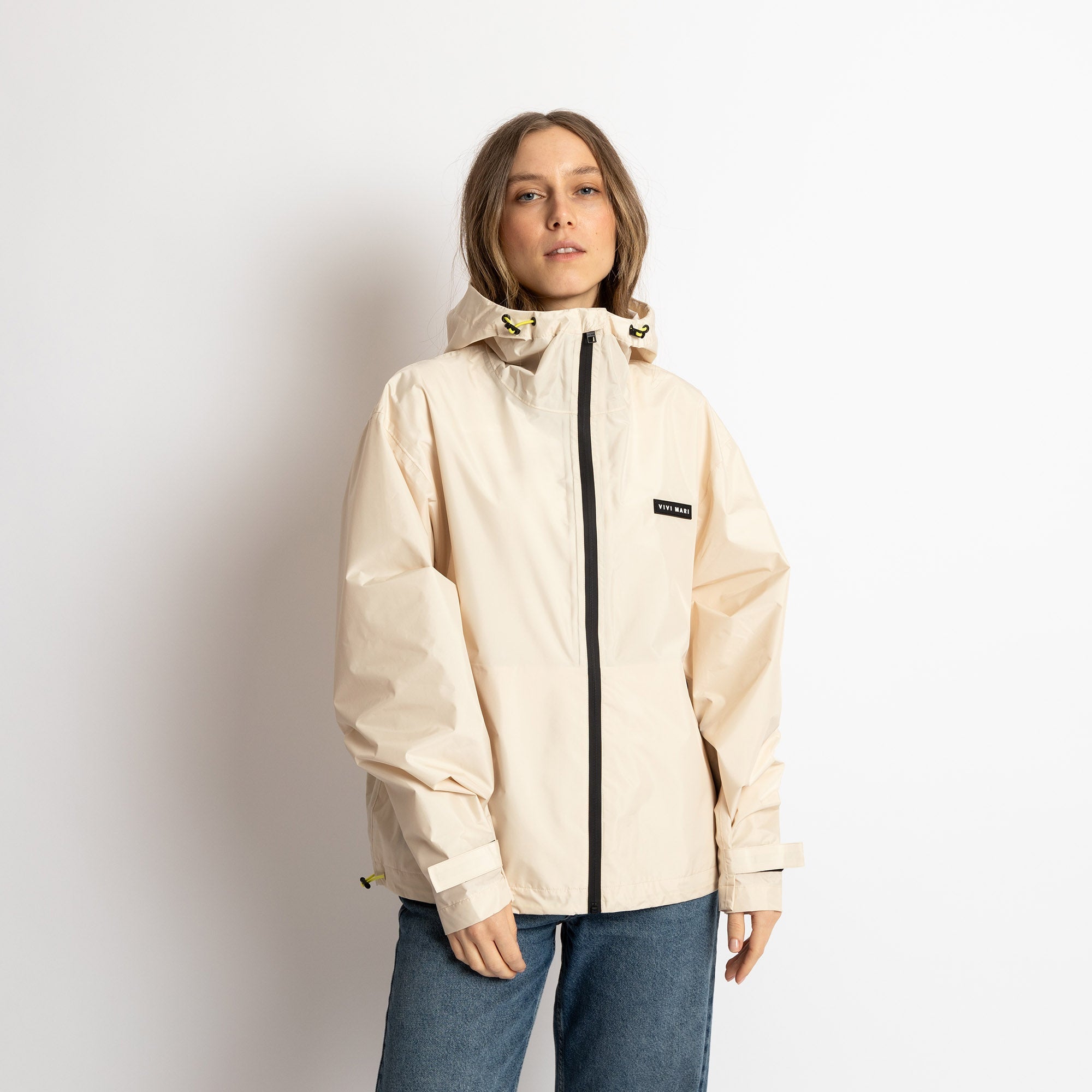 Rain Jacket solid sand - VIVI MARI