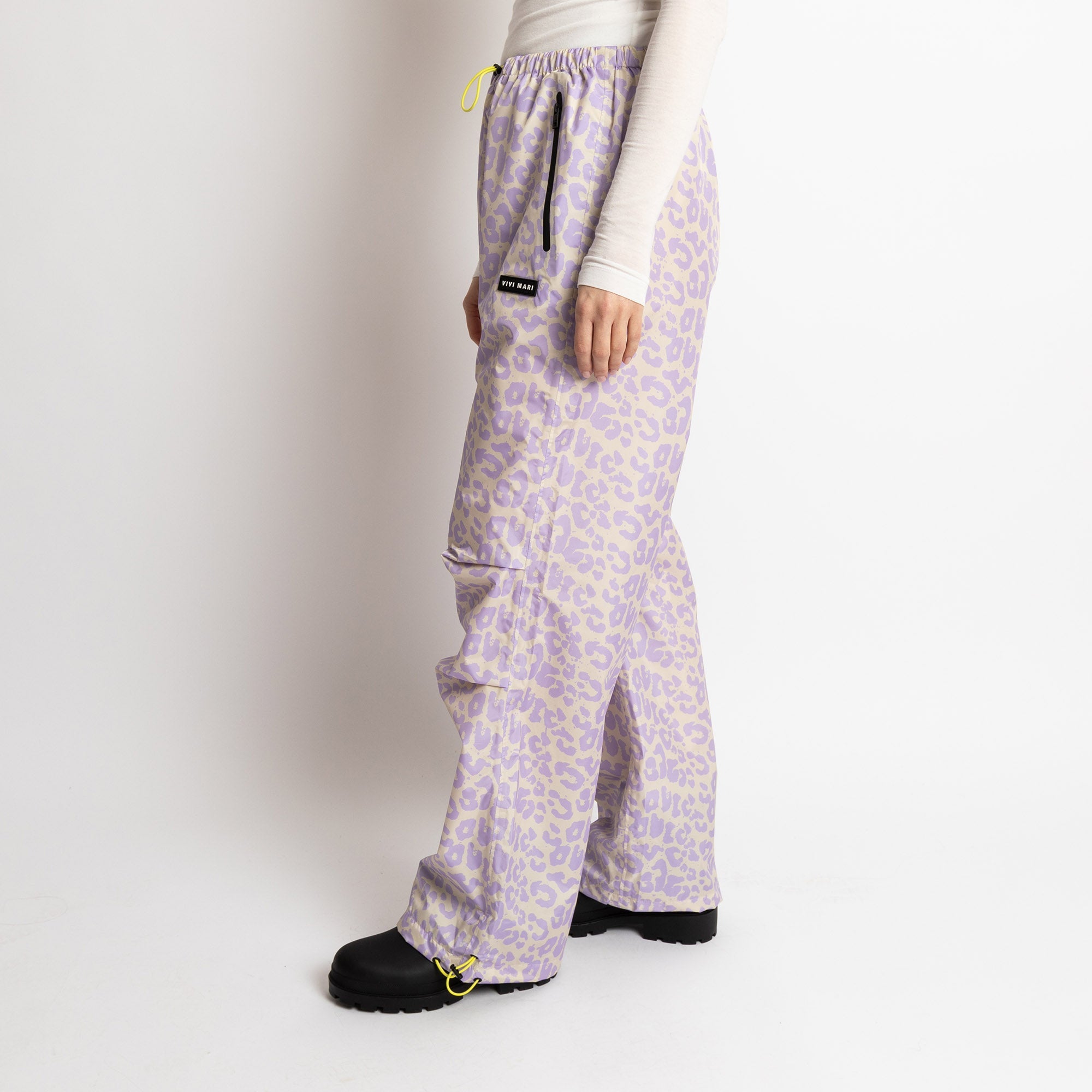 Rain Pants leo splashes lavender/grey - VIVI MARI