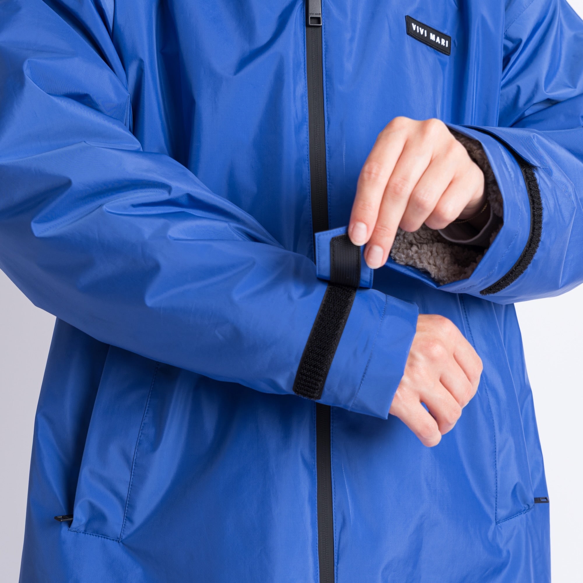 Rain Parka blue/stone - VIVI MARI