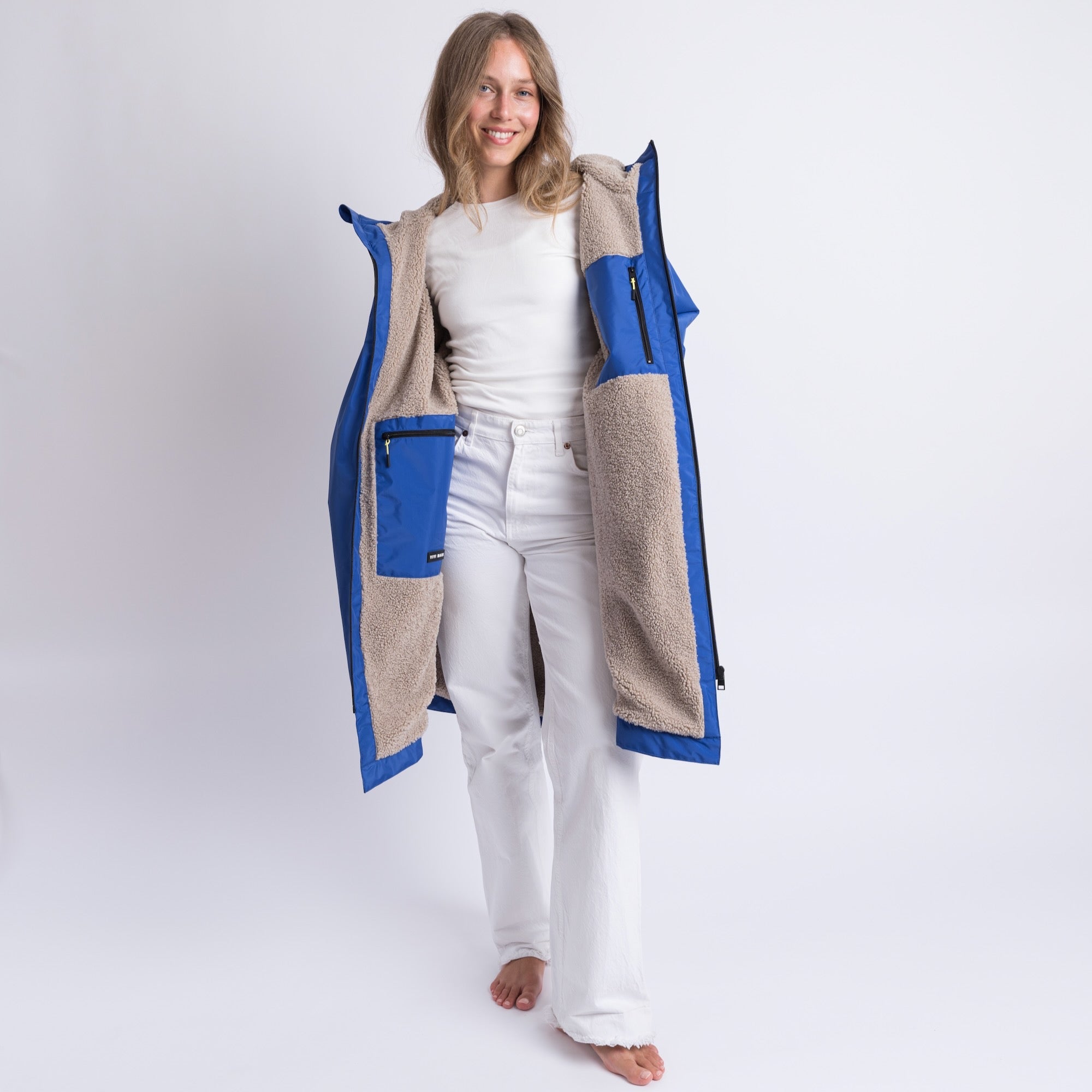 Rain Parka blue/stone - VIVI MARI